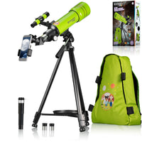 BRESSER JUNIOR Refracting Telescope 70/400 with Backpack - Green