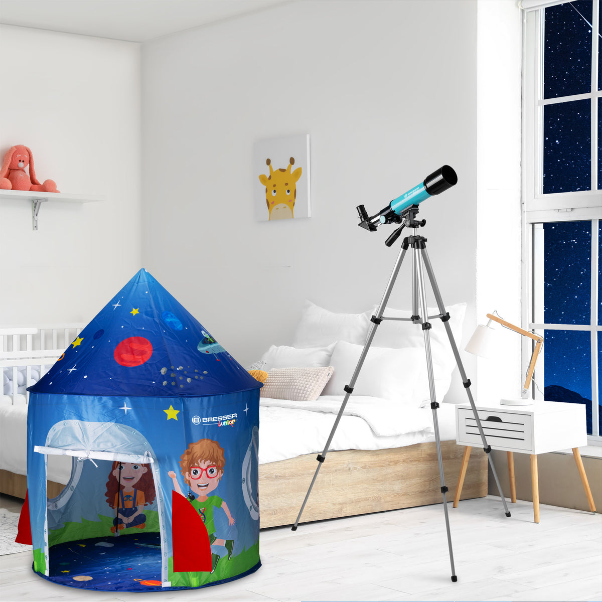 BRESSER JUNIOR Telescope 50/360 with Tent