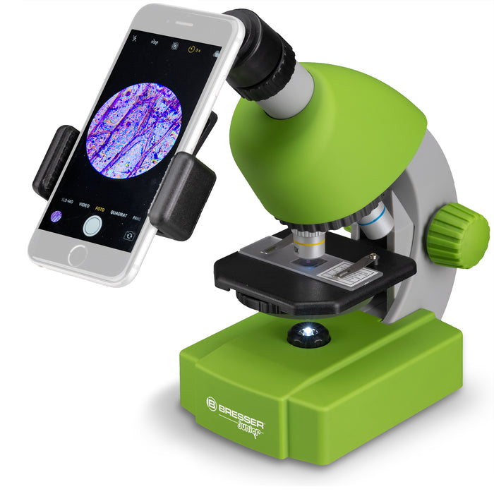 BRESSER JUNIOR 40x-640x Microscope - Green