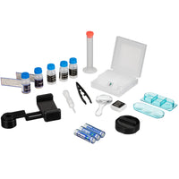 BRESSER JUNIOR 40x-640x Microscope - Blue