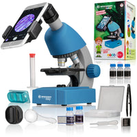 BRESSER JUNIOR 40x-640x Microscope (Blue)