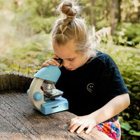 BRESSER JUNIOR 40x-640x Microscope - Blue