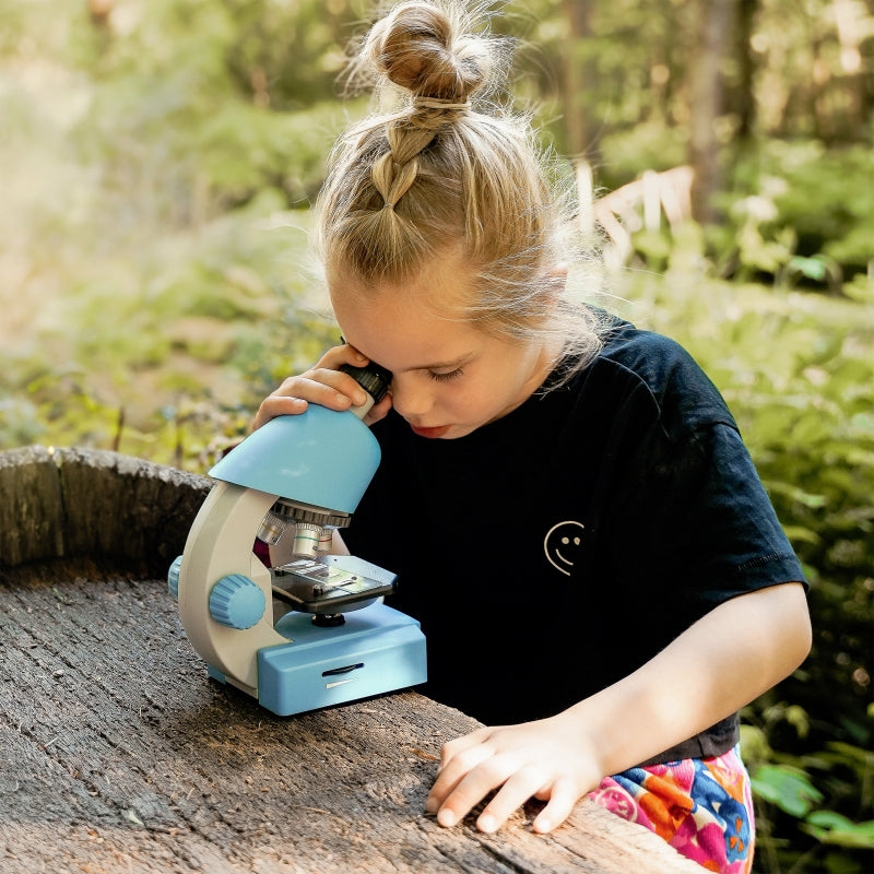 BRESSER JUNIOR 40x-640x Microscope (Blue)