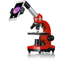 BRESSER JUNIOR Student Microscope BIOLUX SEL - Red