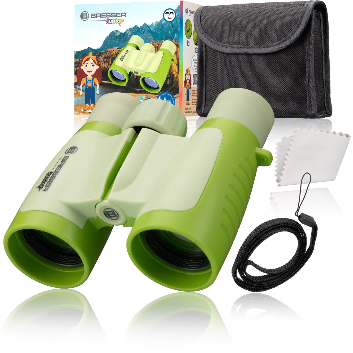 BRESSER JUNIOR 3x30 Children's Binoculars - Green