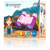 BRESSER JUNIOR 3x30 Children's Binoculars - Pink