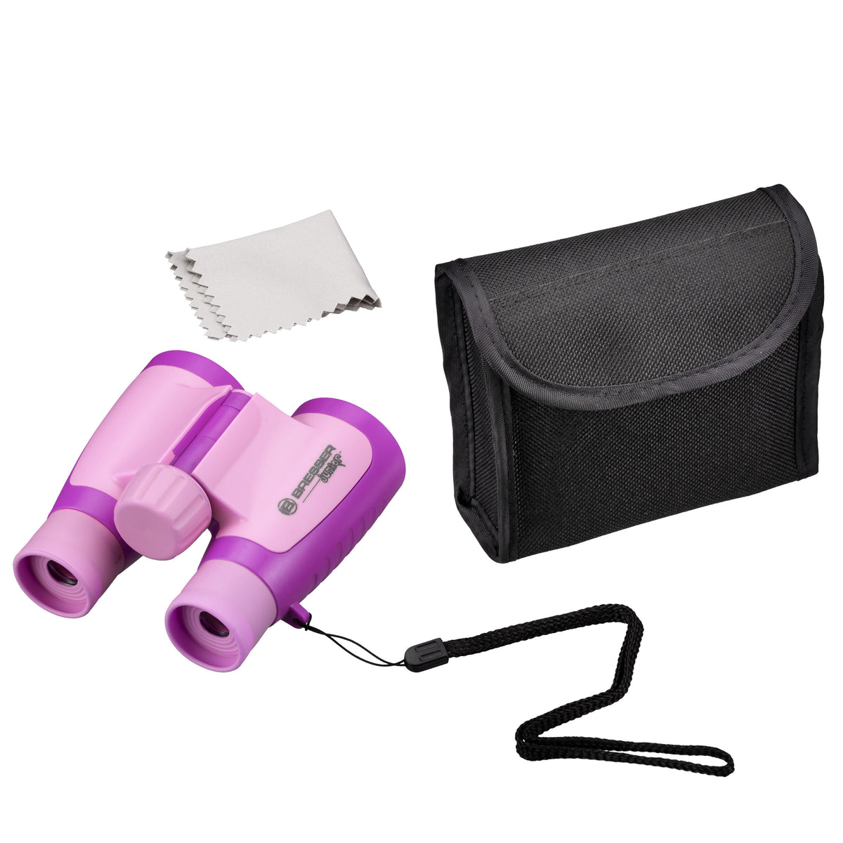BRESSER JUNIOR 3x30 Children's Binoculars - Pink