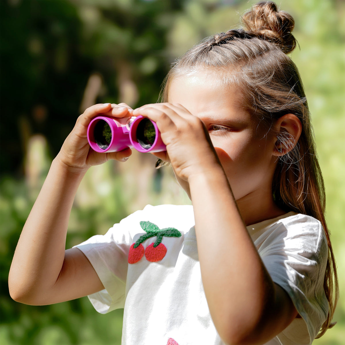 BRESSER JUNIOR 3x30 Children's Binoculars - Pink