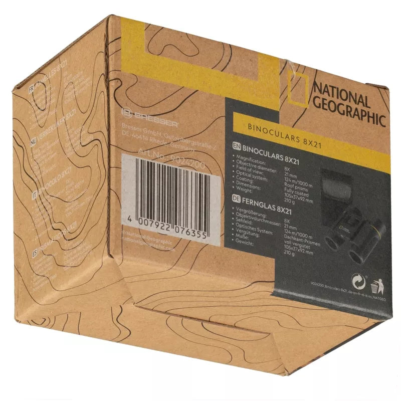 NATIONAL GEOGRAPHIC 8x21 Pocket Binoculars
