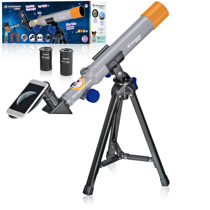 BRESSER JUNIOR Children's Telescope with an objective diameter of 40 mm